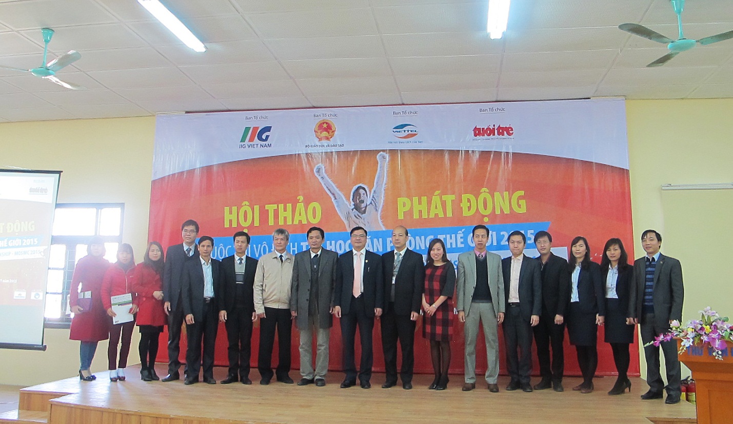Cuộc thi vô địch thế giới Tin học văn phòng 2015 (MOSWC 2015) khởi động tại Trường Cao đẳng Kinh tế - Tài chính Thái Nguyên