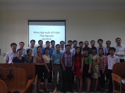 Giảng viên khoa CNTT tham gia lớp tập huấn giảng dạy tin học theo chuẩn CNTT IC3